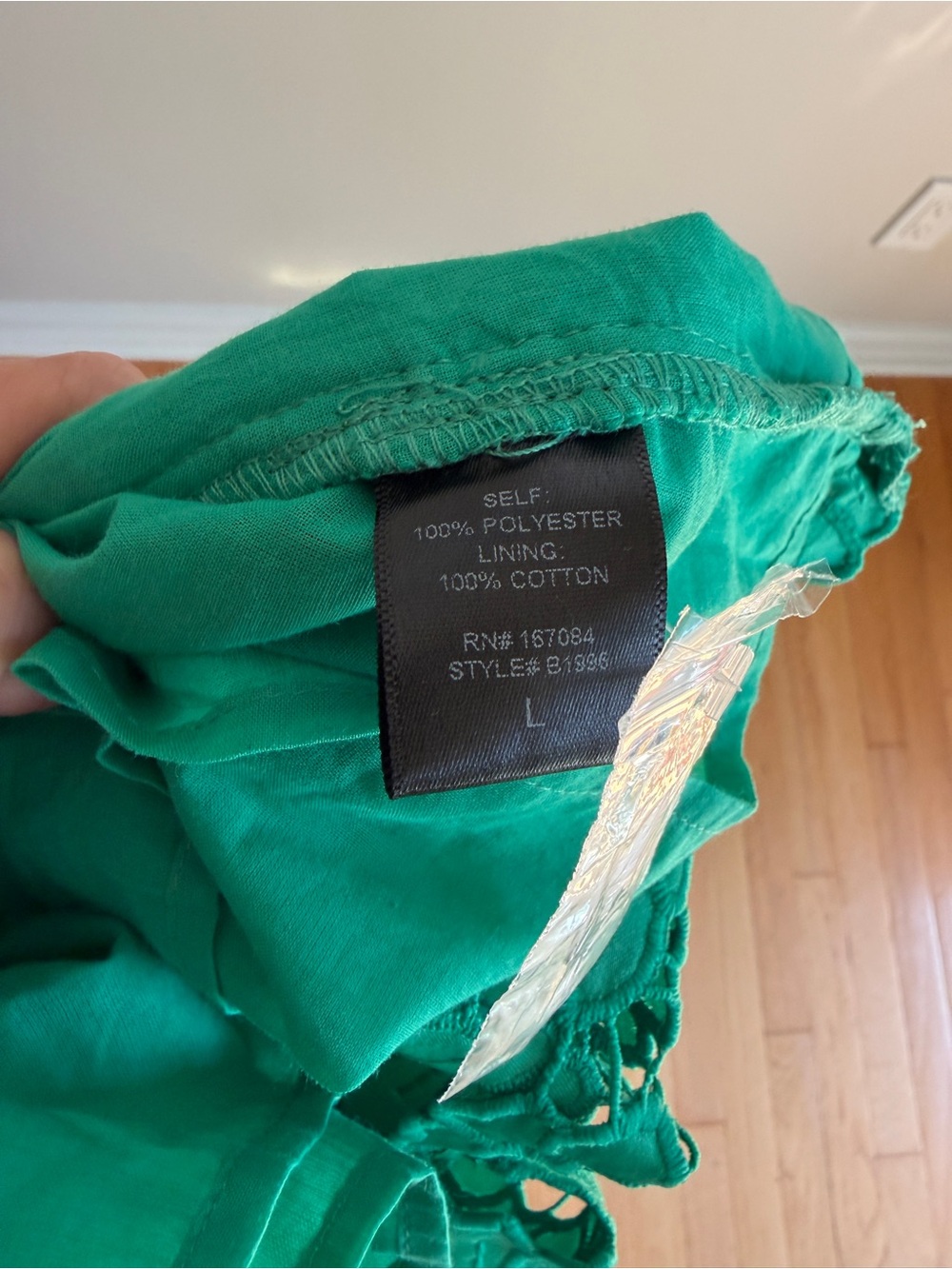 NWT Pomander Place Kelly Green Lace Cath Dress L Tuckernuck